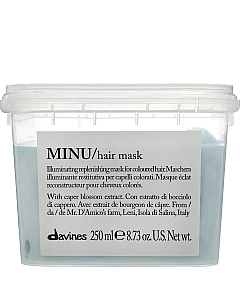 Davines Essential Haircare MINU Illuminating Replenishing Mask - Восстанавливающая маска для окрашенных волос 250 мл